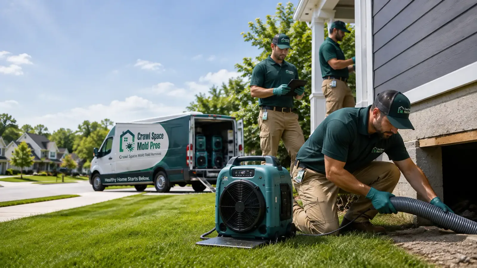 Crawl Space Mold Removal in East Wakefield, NH